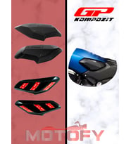 GP Kompozit Yamaha NMAX 125 / 155 2015-2020 Uyumlu Grenaj Koruma Siyah