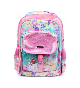 CHIMOLA GRAFFITI SIRT ÇANTASI 18" PEMBE (U)