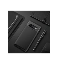 Samsung Galaxy S10 Uyumlu Kılıf Zore Negro Silikon Kapak (Siyah)