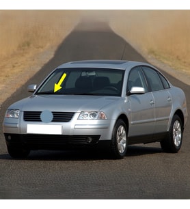 VW Passat B5.5 2003-2005 Ön Cam Sağ Yolcu Yön Silecek Kolu 3B1955410C (Siyah)
