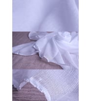 Beyaz 80x80 cm İç Tülbent Pamuklu 1007K_42