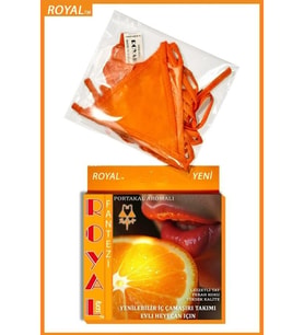Arias Closet Fantezi Tüketilebilen Yenilebilir Portakal Aromalı İç Çamaşırı Takımı
