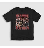 Presmono Unisex Çocuk Siyah Pray Ufc Mma Ilia Topuria T-Shirt 524461tt