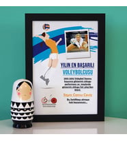 Kişiye Özel Yılın En İyi Voleybolcusu Sertifikası