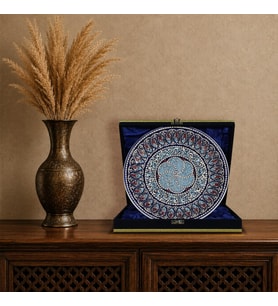 e38 EL İŞÇİLİĞİ ÇİNİ TABAK 25 CM - 6658