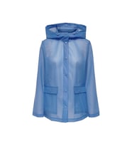 Only Onlacacie Short Rain Jacket Otw Provence Kadın Günlük Yağmurluk 15281928-PROVENCE Mavi