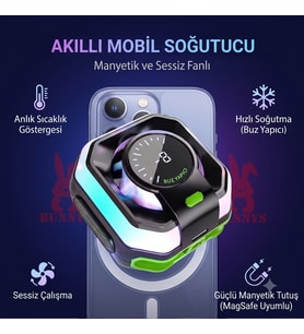 Samsung Galaxy Note 20 Ultra Uyumlu Buz Soğutucu Fan Telefon Tablet Yeni Nesil Hızlı Soğutma