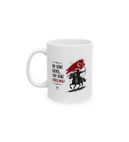 Ok Gibi Geril Yay Gibi Kırılma Temalı Türk Okçusu A Sınıf Porselen Kupa 330 ml KF28072605