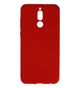 Mate 10 Lite Kılıf Nano içi Kadife Silikon - Kırmızı