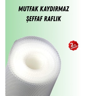 Northcity Kaydırmaz Şeffaf Mutfak Raflığı ve Çekmece Kaplaması (EVA) - 45x300 cm