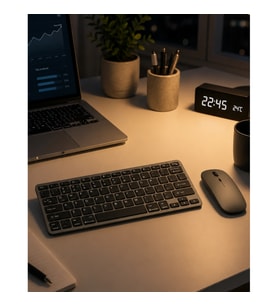 Bluetooth 5.0 2.4G Kablosuz Klavye Mouse Seti – Telefon Tablet Bilgisayar Uyumlu
