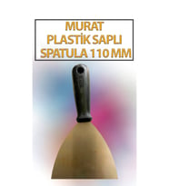 Plastik Saplı Spatula NO 110 (Ekonomik, Paslanmaz Spatula Ağız Genişliği 110 Mm)