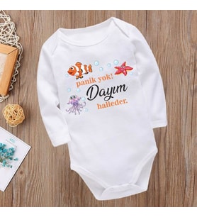 Panik Yok Dayım Halleder Yazılı Bebek Zıbın