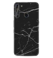 Casper Via X20 Kılıf Resimli Desenli Baskılı Silikon Kılıf Siyah Mermer 1299
