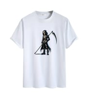 Animasyon Görselli  Unisex (Tshirt) Tişört (Beyaz)