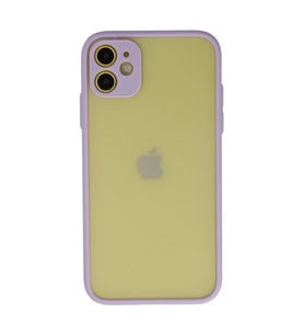 iPhone 11 Kılıf Montreal Silikon Kapak - Mor