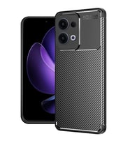 Newface Oppo Reno 13 Pro Kılıf Auto Focus Karbon Kapak - Siyah