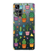 PrintiFy Xiaomi Redmi Note 11 Pro Plus ile Uyumlu 1mm Slim Fit Water Color 4 Baskılı Şeffaf  Kılıf