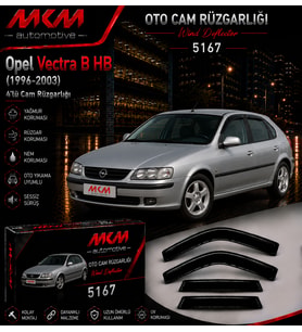 Opel Vectra B HB (1996-2003) 4'lü Mugen Cam Rüzgarlığı