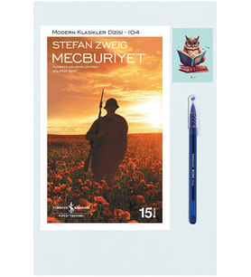 Mecburiyet - Stefan Zweig 9786052951606 İş Bankası Kültür Yayınları (KALEM VE NOT DEFTERLİ) (Krem)