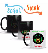 Lion Reggae Sihirli Kupa Bardak Porselen