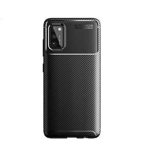 Samsung Galaxy A02S Kılıf Esnek Soft Karbon Tasarım Legion Serisi (Siyah)