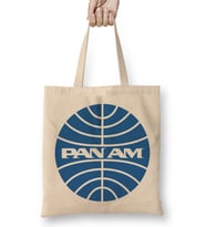 Pan Am Defunct Airline Logo Grey Version Bez Çanta Uzun Saplı