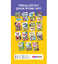 TÜRKÇE EĞİTİCİ ÇOCUK KİTABI SETİ (15 KİTAP)