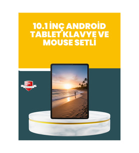 10.1 İnç IPS Ekranlı Android Tablet Bilgisayar Seti