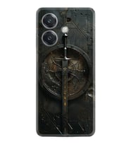 Oppo A3 Kılıf Boutique Baskılı Resimli Sword Pcode -051