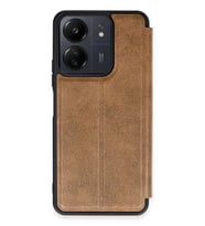 Redmi 13C Kılıf Flip Cover - Taba