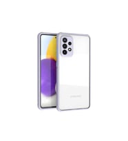 Samsung Galaxy A72 Uyumlu Kılıf Zore Kaff Kapak (Mor)