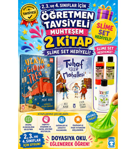 TİMAŞ 2,3. ve 4.Sınıflar İçin Uzaya Giden Tren -Tuhaf İşler Mahallesi (SLİME SET HEDİYELİ)
