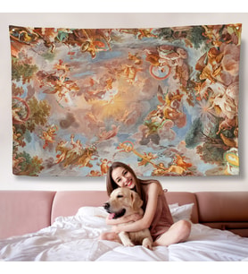 Roma İtalya Villa Borghese'nin Galleria Borghese Fresk Duvar Örtüsü-7272