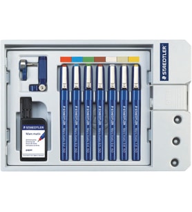 Staedtler 700 S7 Mars Matic 7'Li Teknik Çizim Kalem Seti 0.2, 0.3, 0.4, 0.5, 0.6, 0.8, 1.0 Mm