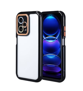 Xiaomi Redmi Note 12 Pro 5G Uyumlu Kılıf Kamera Korumalı Renkli Kenar ve Çerçeve Tasarımlı Zore Vitamin Kapak