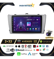 Toyota Avensis 2008-2015 Model 2+64GB Android 13 Kablosuz Carplay Navigasyon Multimedya Sistemi