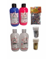 Slime Slaym Yapma Seti 250ml* 4 adet + Toz Sim 2 Adet + Köpük