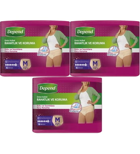 Depend Emici Külot Hasta Bezi Avantaj Pk Orta Kadın 48 Adet