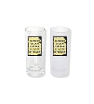 Ghostbastır Design Elimden Gelen Buzlu / Buzsuz Seçenekli Rakı Bardağı – 1 Adet Şık Sunum Bardağı 039