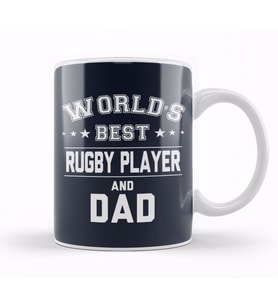 Fathers Day World's Best Singer And Dad Tasse Kupa Bardak Porselen