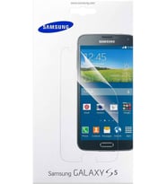 Ekran koruyucu folyo (2 adet) temizlik bezleri/kabarcık spatula dahil Samsung Galaxy S5 için