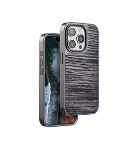 Venco Apple İphone 15 Pro Wave Kapak - Kahverengi