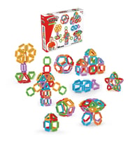 Geometrik Puzzle (96 Parça) - Lego Setleri - Geometrik Oyuncak - Şekilli Lego - Kare Bloklar