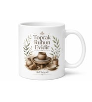 Kil Şekillendirirken Topraklananlara Çömlekçi Çarkı Doğa Kupası Hediye Bardak