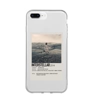 Iphone 7 Plus ve 8 Plus Uyumlu Interstellar Tasarımlı Şeffaf Telefon Kılıfı
