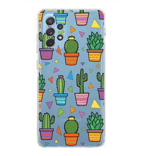 PrintiFy Samsung Galaxy A72 ile Uyumlu Water Color 4  Kamera Korumalı Şeffaf  Kılıf