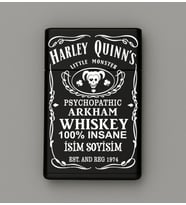 Harley Quinn Desenli Metal Tabaka – Kişiye Özel İsimli Hediyelik