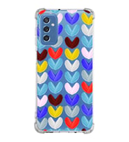 PrintiFy Samsung Galaxy M52 Uyumlu Water Color 1 Baskılı Şeffaf Köşe Korumalı Antişok Kılıf