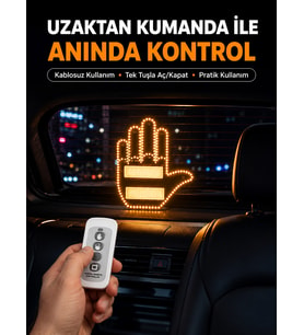 Naylon Bantlı Kolay Montajlı Araç Jest Işığı